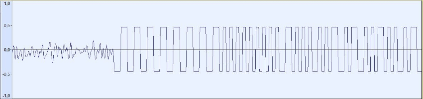 Auftasten eines frequenzmodulierten Signals